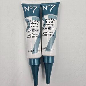 No7 Protect & Perfect Intense Advanced Eye Cream 0.5 Fl Oz - Lot of 2